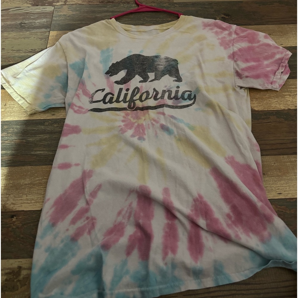 Tye Dye California Bear T-Shirt